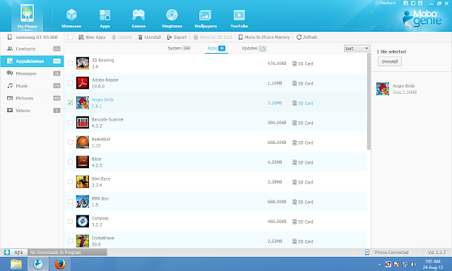 Mobogenie perfect PC app manager