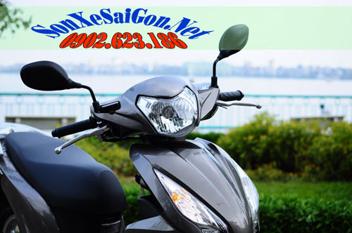 Sơn xe Honda Vision 2014 màu xám zin cực đẹp