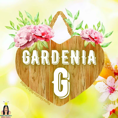 Solapín para imprimir - Nombre Gardenia