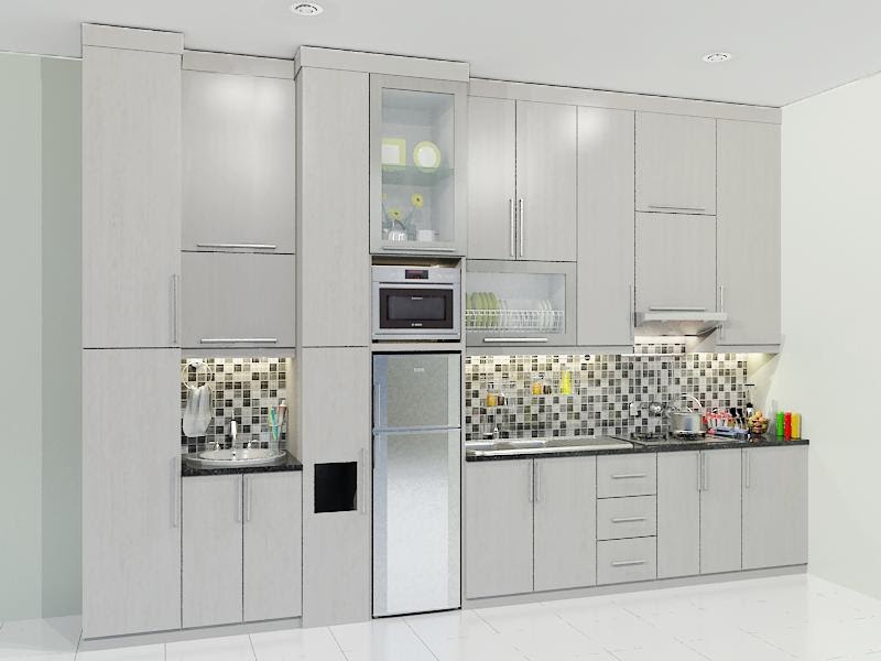 KITCHEN SET SINGLE LINE MINIMALIS Dian Interior Design