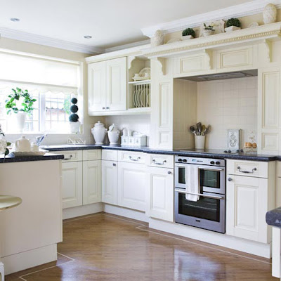 Classic Black and White Kitchen Units