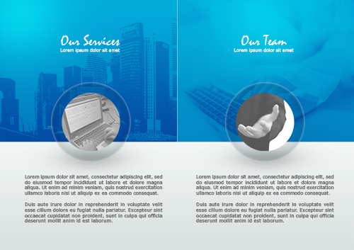 Create Bi-Fold Business Brochure In Photoshop