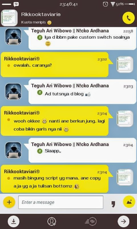 BBM MOD KAKAO V5 VERSI 2.8.0.21 APK