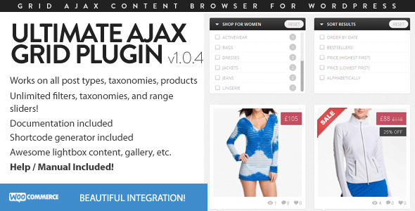 Ultimate Ajax Grid for WordPress - CodeCanyon Item for Sale