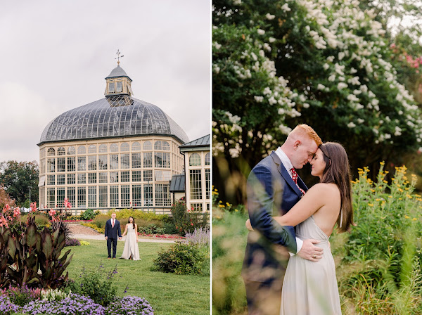 Rawlings Conservatory Engagement Session photographed by Heather Ryan Photography