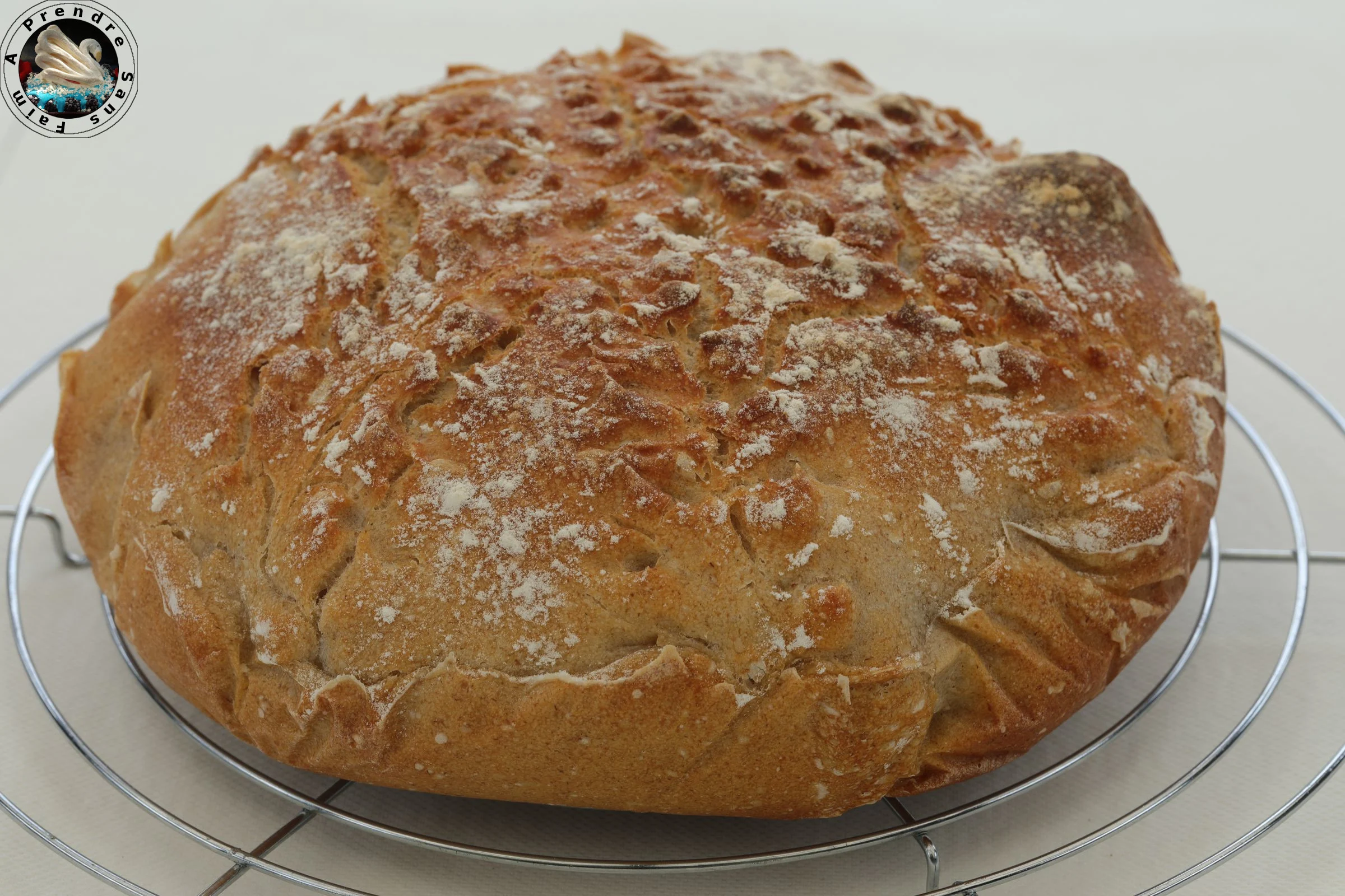 Pain de méteil en cocotte au levain