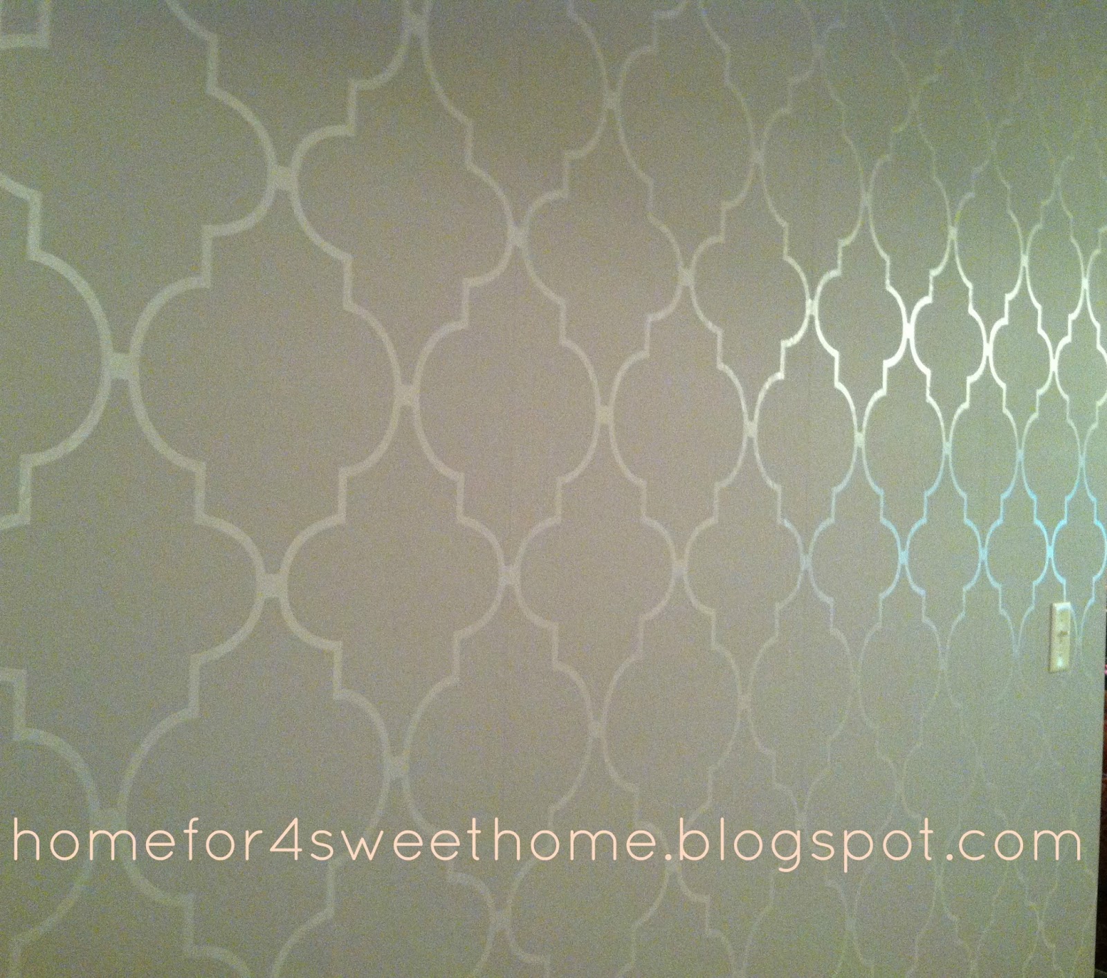 Home For 4 Sweet Home: DIY: Spanish Tile Wallpapered Accent Dining ...