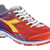 DIADORA RANING SOES N-2100-C5226 FIERY RED/FLUO YELLOW/AMPARO BLUE