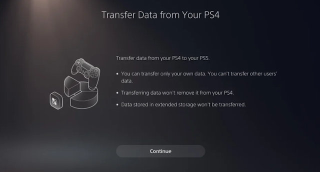 easily transfer data from your PS4 to PS5