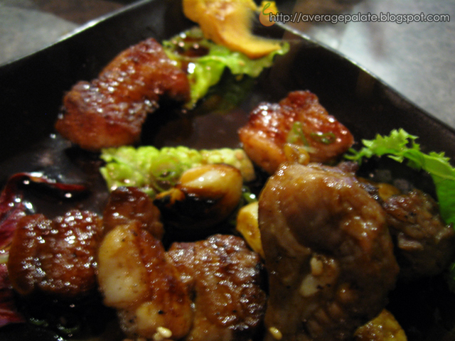 Guu on Thurlow, seared pork belly