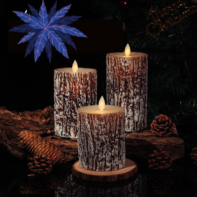 Flameless Candles, Christmas Tree Decor Candles