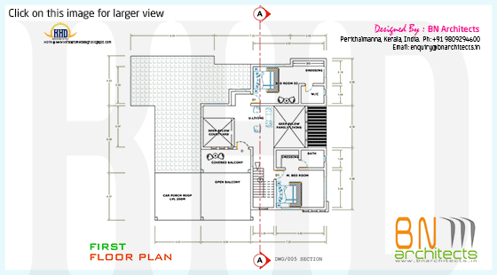 First floor plan