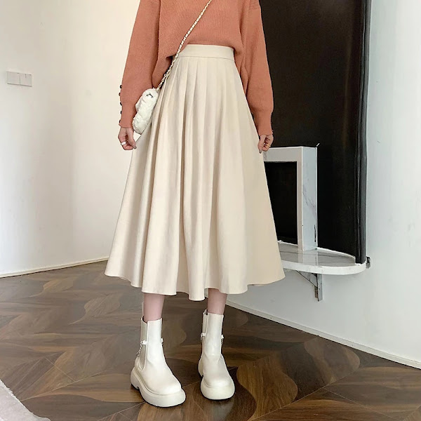 High Waist Pleated Skirt Buy On Amazon & Aliexpress