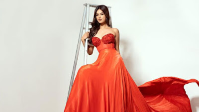 Harnaaz Kaur Sandhu Miss Universe  in corset gown