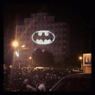 Batman Symbol Sathyam Cinemas