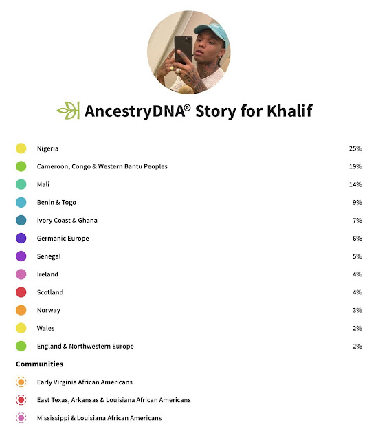 American Rapper, Swae Lee’s DNA Results Confirms He Is Linked To Nigeria