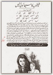 Free download Sheshon ka maseeha koi nahe novel by Sheeren Haider pdf, Online reading.