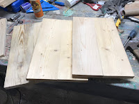 Three 10 inch wide boards