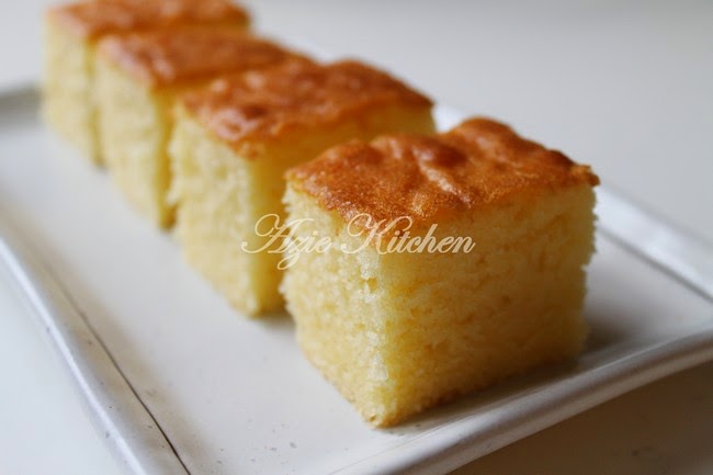 Moist Butter Cake Kegemaran Azie - Azie Kitchen