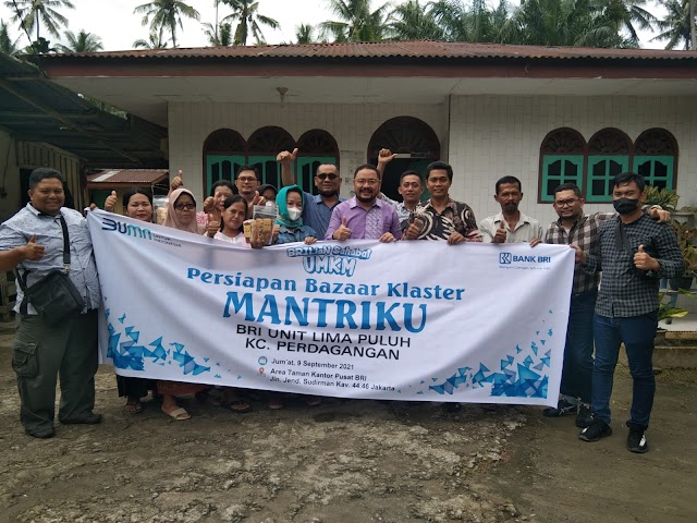 KELOMPOK UMKM MELATI DESA SUMBER MAKMUR TERPILIH IKUTI BAZAAR KLASTER MANTRIKU PERWAKILAN BRI KANWIL MEDAN