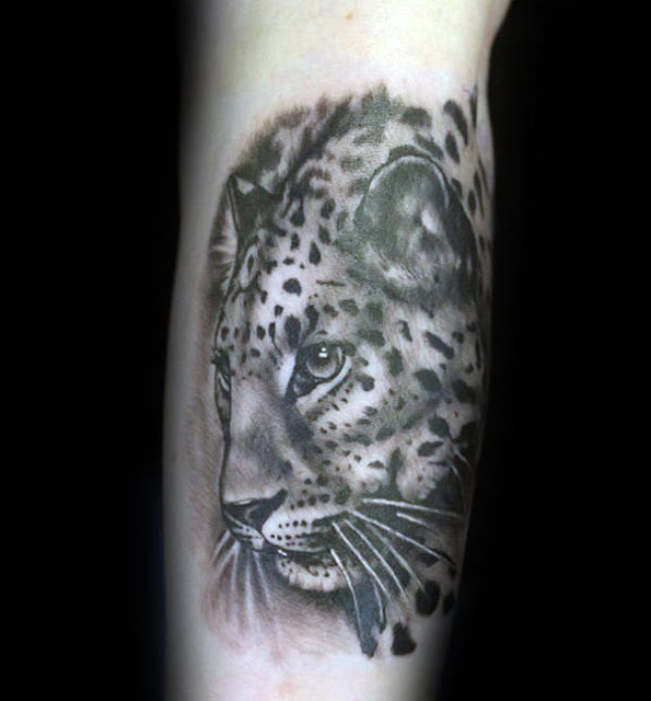 Tatuagem de Leopardo - 35 ideias masculinas