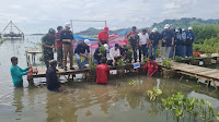 PTPN I Regional 7 Tanam Seribu Batang Mangrove di Telukpandan