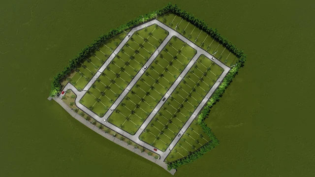 Site plan infrastruktur kavling