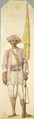 A Mysore rocketeer of Tipu Sultan