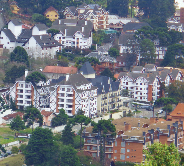 Morro do Elefante - Campos do Jordão - São Paulo - Teleférico, Vista da cidade, Inverno, Frio