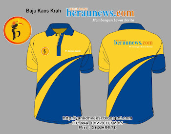 BAJU KAOS KRAH PESANAN BERITA ONLINE BERAUNEW.COM