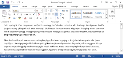 How To Export A PDF Text File into Editable Word 2013 Document