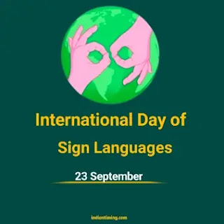 International Day Of Sign Languages Poster