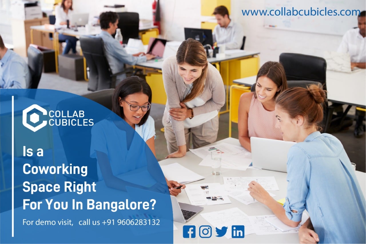 Collab Cubicles Coworking Space in Bangalore