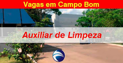 Indústria abre vaga para Auxiliar de Limpeza em Campo Bom