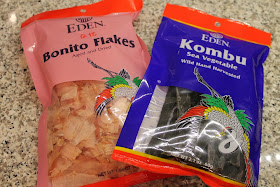 bonita flakes and kombu