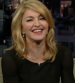 Madonna appeared on the Late Show With David Letterman picture