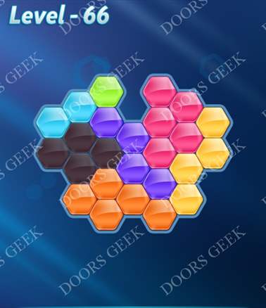 Block! Hexa Puzzle [Advanced] Level 66 Solution, Cheats, Walkthrough for android, iphone, ipad, ipod