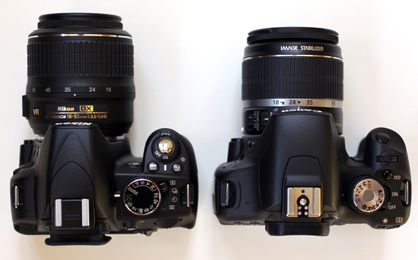 Canon Borneo: Nikon D3100 vs Canon 1100D