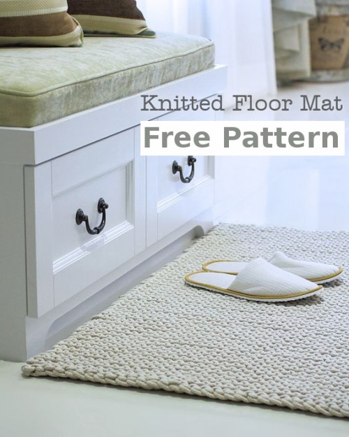 Floor Mat - Free Knitting Pattern