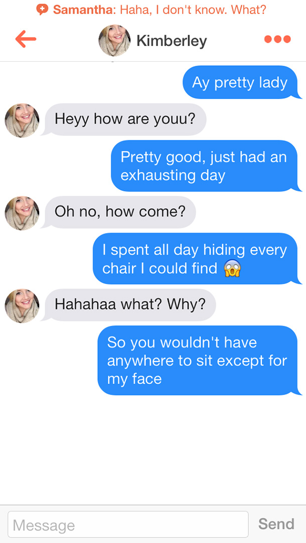 Tinder Pick Up Lines Collection Of Tinder Pick Up Lines Tinder Tips And Tricks Of The World S Best Dating App