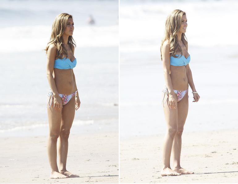 Audrina Patridge Bikini Photoshoot on Santa Monica Beach