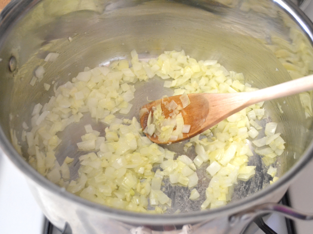 softened onions garlic