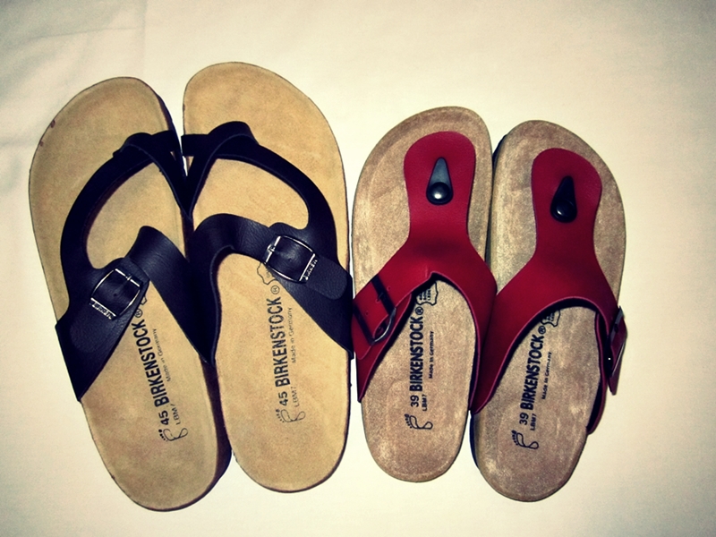 Finally! Fake Birkenstock! One for me and the other for mummy.