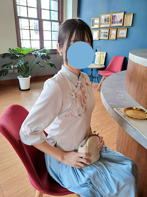 【免費服裝體驗】大稻埕遊客中心復古服裝體驗，免費提供旗袍、大襟衫（台灣衫）、學生制服、長袍馬褂、中山裝……等等　女裝大襟衫