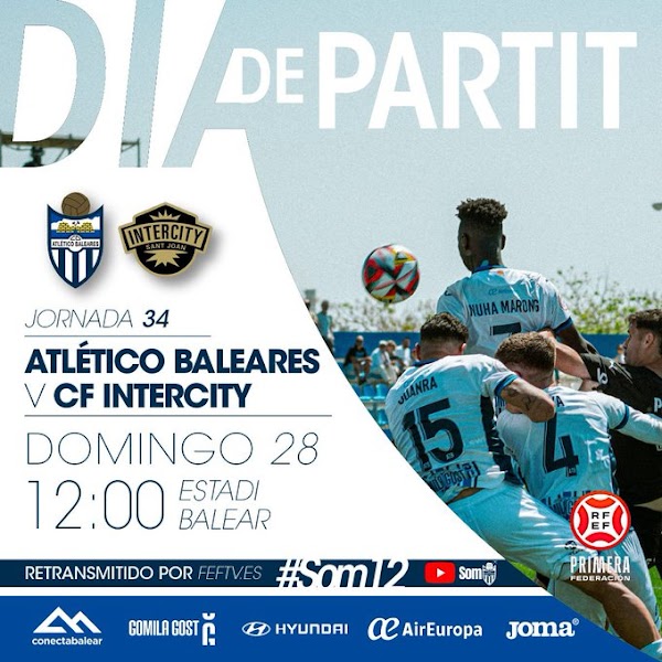 Ver en directo el Atlético Baleares - Intercity