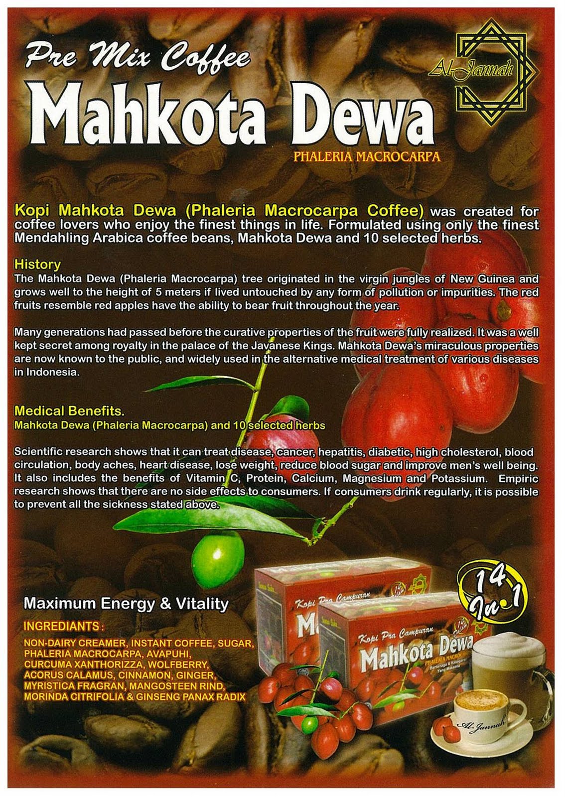 Kopi Mahkota Dewa Al-Jannah