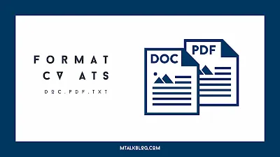 Contoh tampilan CV dalam format docx yang kompatibel dengan ATS
