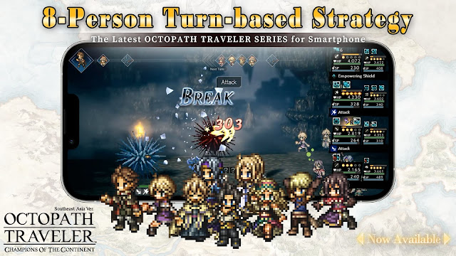 OCTOPATH TRAVELE CotC - 8-Person Turn-based Strategy