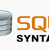 SQL Syntax