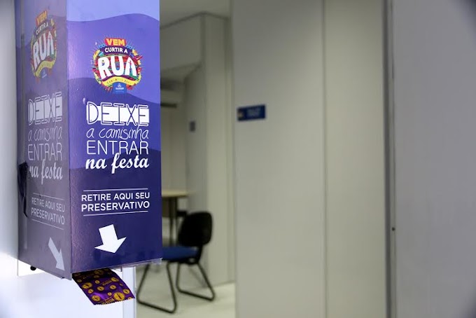 SMS distribuiu preservativos durante o Carnaval